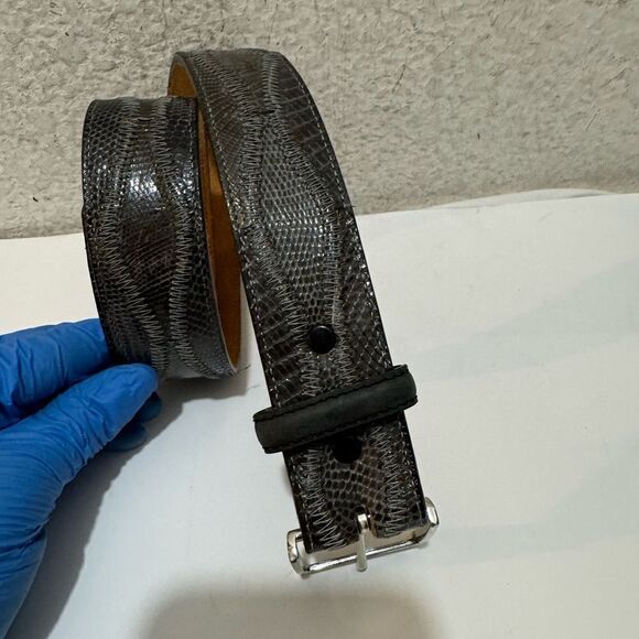 Nocona Genuine Lizard belt size 23 - Picture 1 of 9